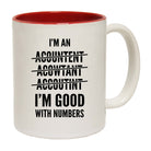 Accountant Good With Numbers Mug Cup - 123t Australia | Funny T-Shirts Mugs Novelty Gifts