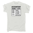 Accountant Hourly Rate - Mens Funny T-Shirt Tshirts - 123t Australia | Funny T-Shirts Mugs Novelty Gifts