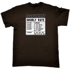 Accountant Hourly Rate - Mens Funny T-Shirt Tshirts - 123t Australia | Funny T-Shirts Mugs Novelty Gifts
