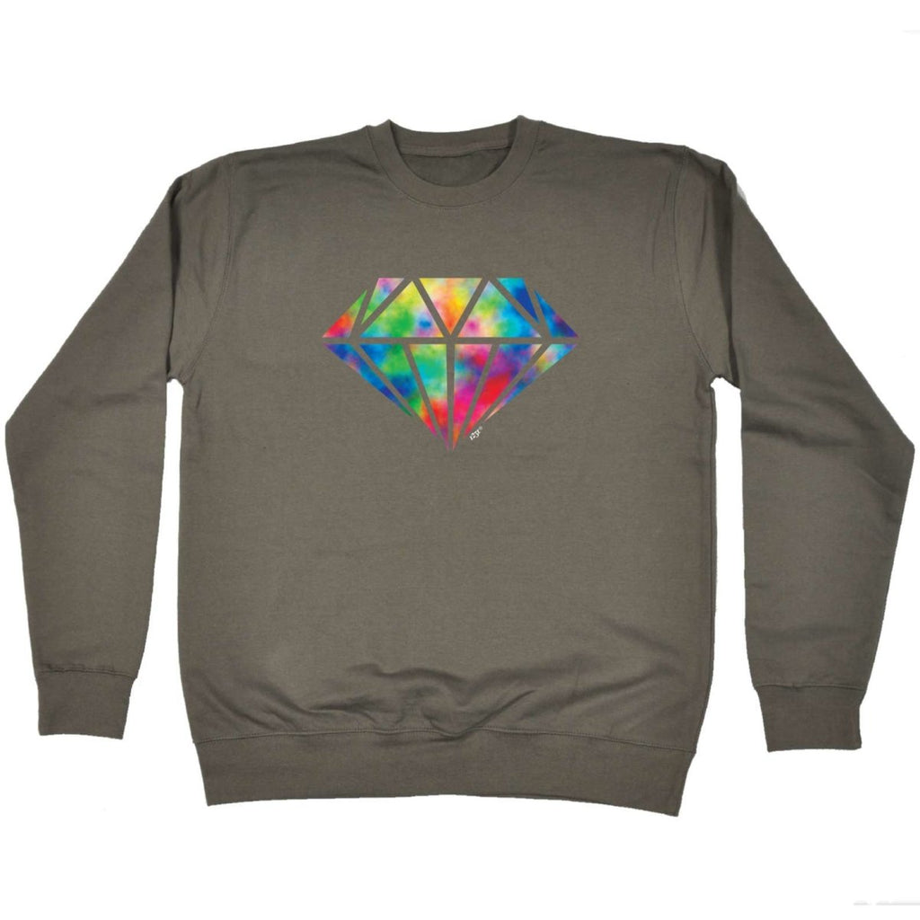Acid Diamond Retro - Funny Novelty Sweatshirt - 123t Australia | Funny T-Shirts Mugs Novelty Gifts