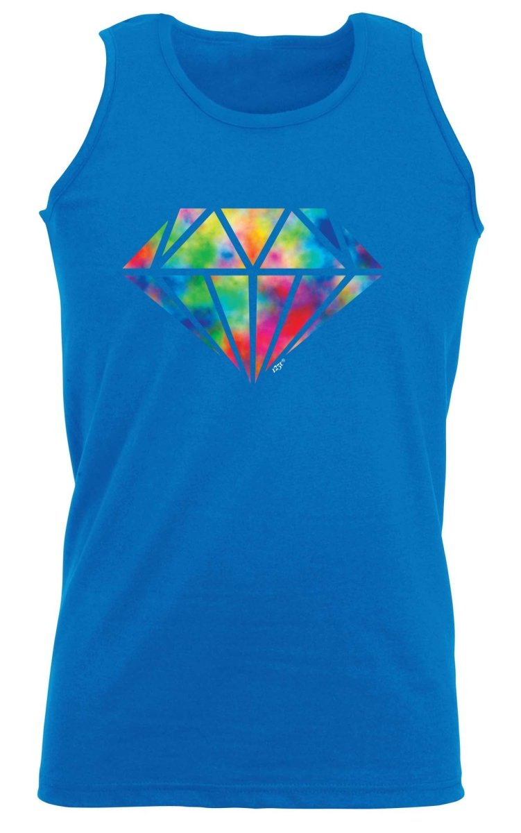 Acid Diamond Retro - Funny Novelty Vest Singlet Unisex Tank Top - 123t Australia | Funny T-Shirts Mugs Novelty Gifts