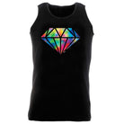Acid Diamond Retro - Funny Novelty Vest Singlet Unisex Tank Top - 123t Australia | Funny T-Shirts Mugs Novelty Gifts