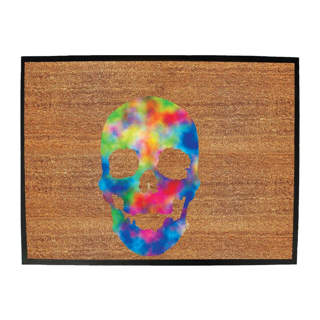 Acid Skull Retro - Funny Novelty Doormat Man Cave Floor mat - 123t Australia | Funny T-Shirts Mugs Novelty Gifts