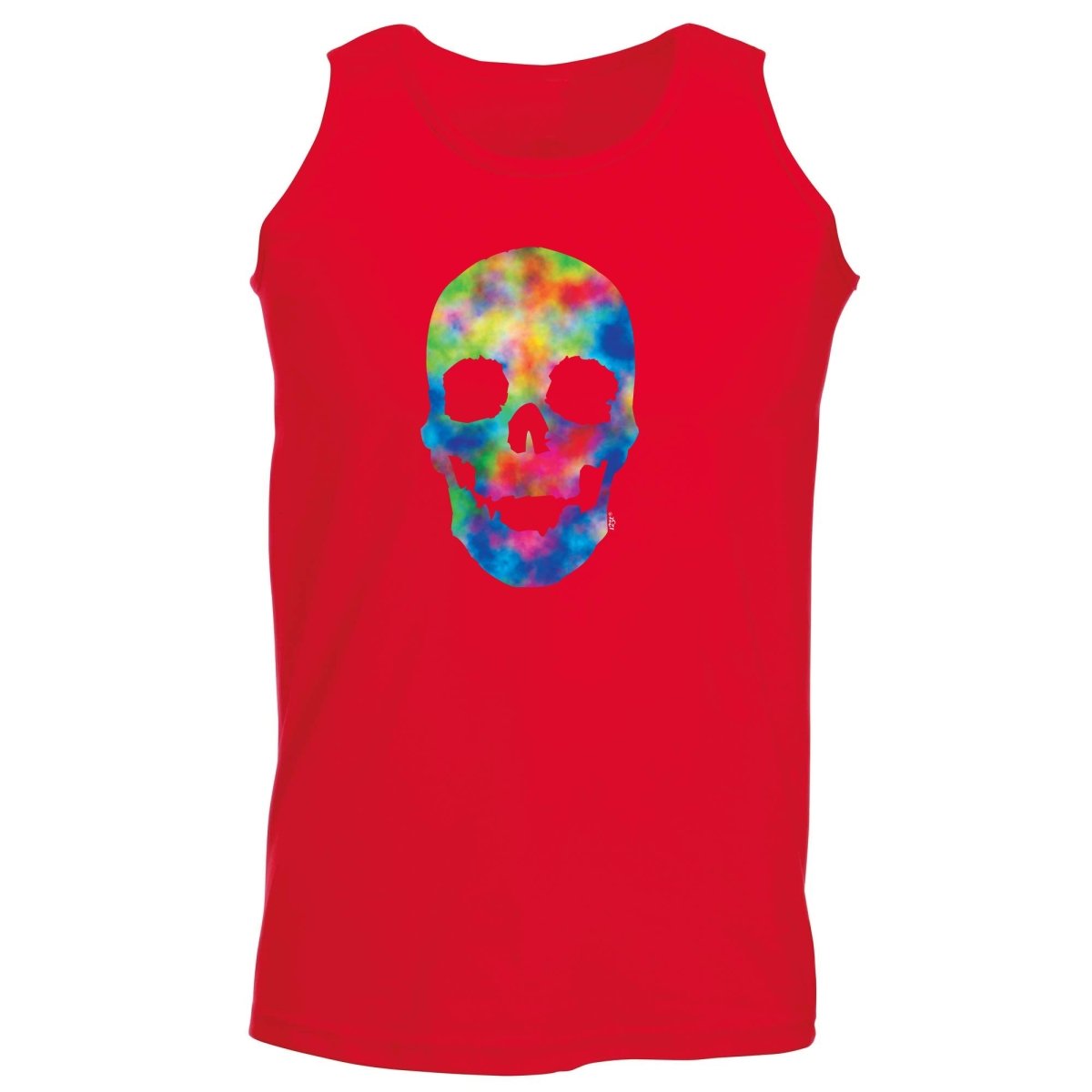 Acid Skull Retro - Funny Novelty Vest Singlet Unisex Tank Top - 123t Australia | Funny T-Shirts Mugs Novelty Gifts