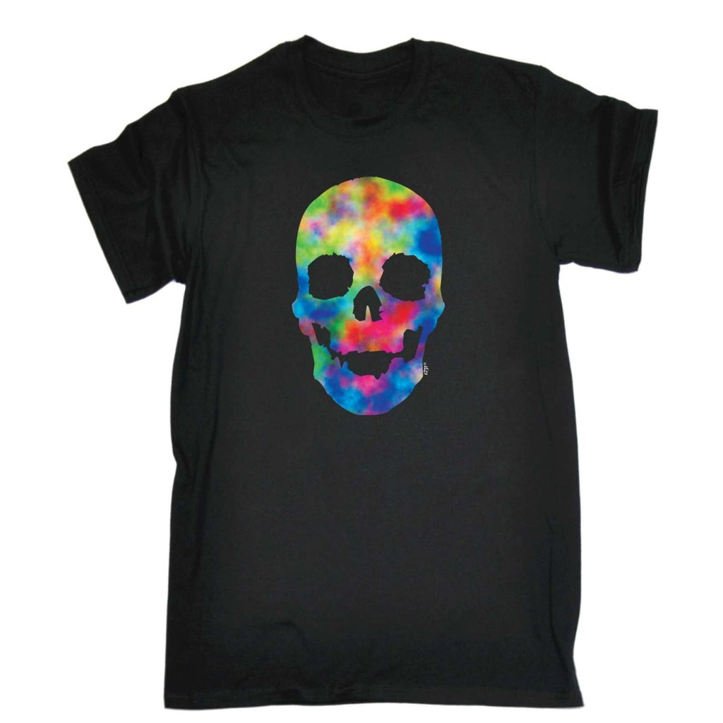 Acid Skull Retro - Mens Funny Novelty T-Shirt Tshirts BLACK T Shirt - 123t Australia | Funny T-Shirts Mugs Novelty Gifts