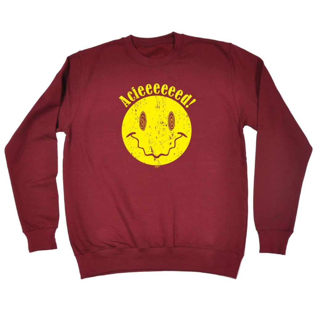 Acieeeeeed Rave Dance - Funny Novelty Sweatshirt - 123t Australia | Funny T-Shirts Mugs Novelty Gifts
