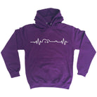 Acustic Guitar Pulse Music - Funny Novelty Hoodies Hoodie - 123t Australia | Funny T-Shirts Mugs Novelty Gifts