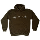 Acustic Guitar Pulse Music - Funny Novelty Hoodies Hoodie - 123t Australia | Funny T-Shirts Mugs Novelty Gifts
