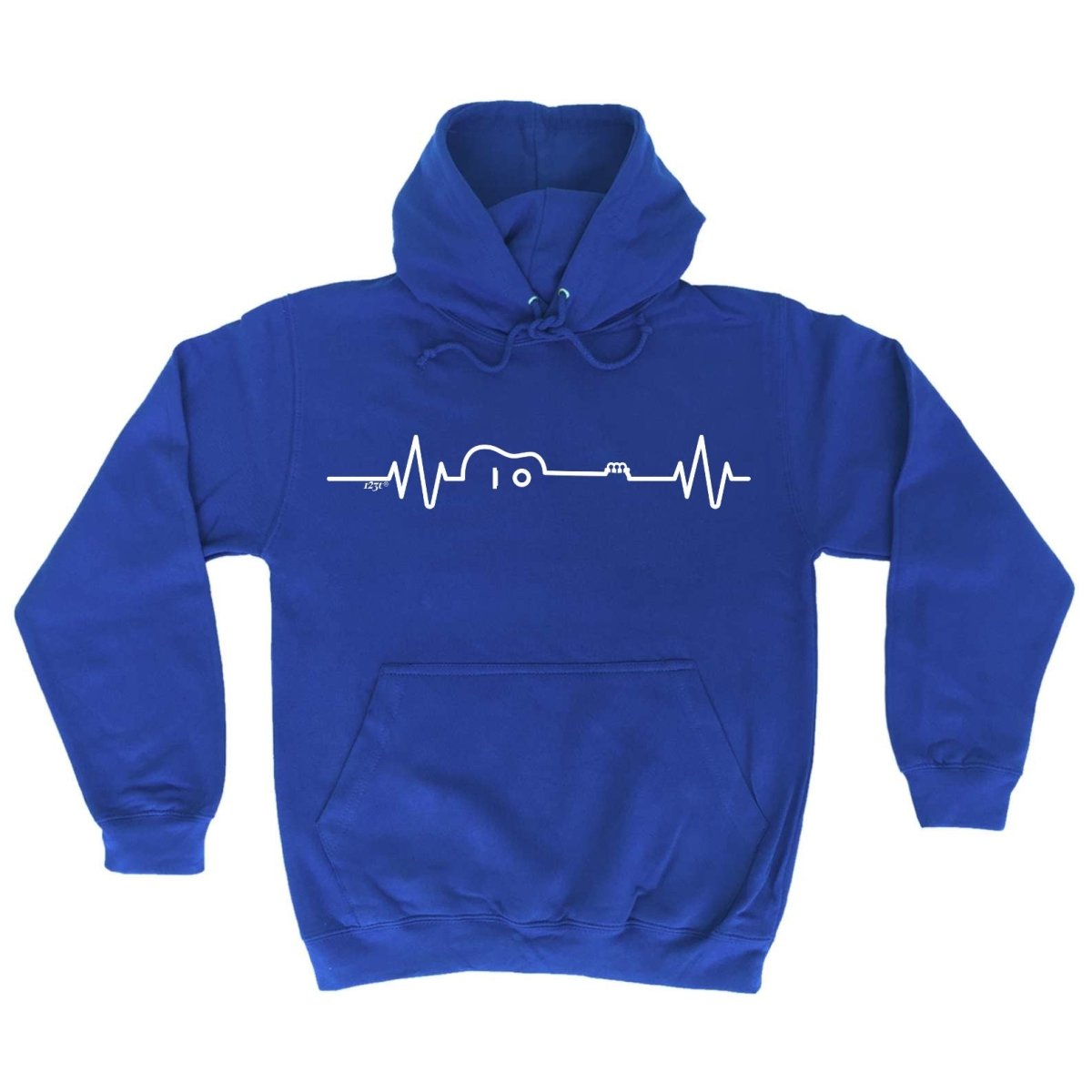 Acustic Guitar Pulse Music - Funny Novelty Hoodies Hoodie - 123t Australia | Funny T-Shirts Mugs Novelty Gifts