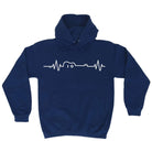 Acustic Guitar Pulse Music - Funny Novelty Hoodies Hoodie - 123t Australia | Funny T-Shirts Mugs Novelty Gifts