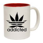 Addicted Weed Leaf Mug Cup - 123t Australia | Funny T-Shirts Mugs Novelty Gifts
