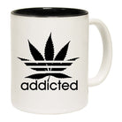 Addicted Weed Leaf Mug Cup - 123t Australia | Funny T-Shirts Mugs Novelty Gifts