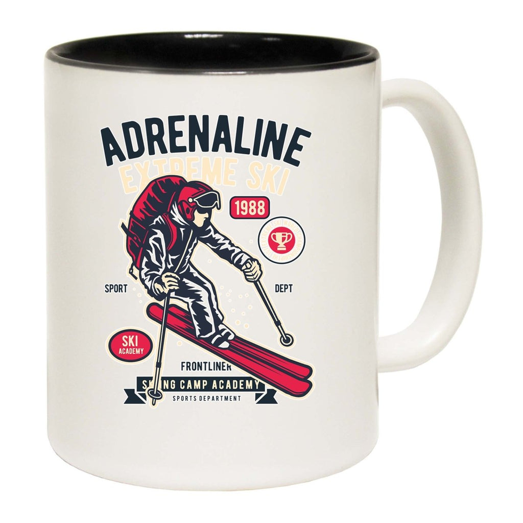 Adrenaline Extreme Ski Skiing Mug Cup - 123t Australia | Funny T-Shirts Mugs Novelty Gifts