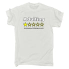 Adulting Would Not Recommend - Mens Funny T-Shirt Tshirts - 123t Australia | Funny T-Shirts Mugs Novelty Gifts
