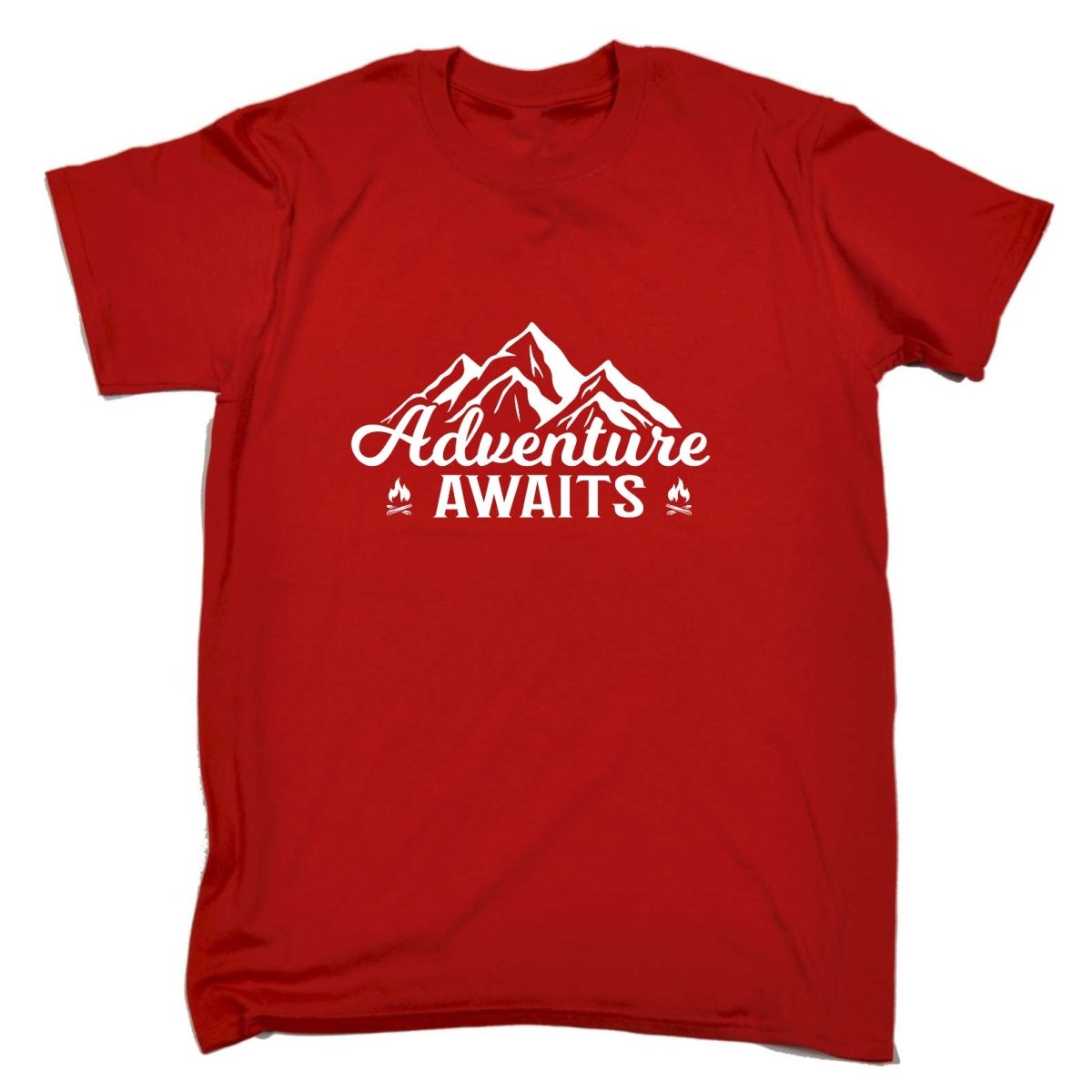 Adventure Awaits Camping Camp Outdoors - Mens Funny T-Shirt Tshirts Tee Shirt - 123t Australia | Funny T-Shirts Mugs Novelty Gifts