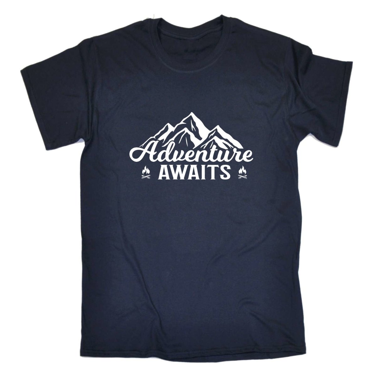 Adventure Awaits Camping Camp Outdoors - Mens Funny T-Shirt Tshirts Tee Shirt - 123t Australia | Funny T-Shirts Mugs Novelty Gifts