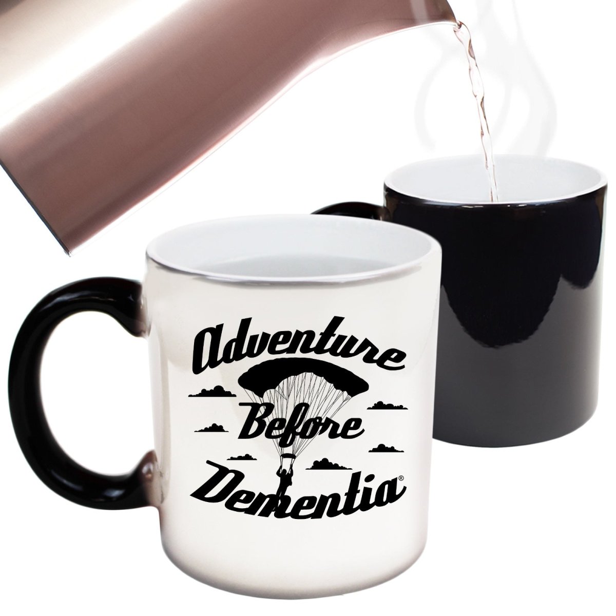 Adventure Before Dementia Skydive Mug Cup - 123t Australia | Funny T-Shirts Mugs Novelty Gifts