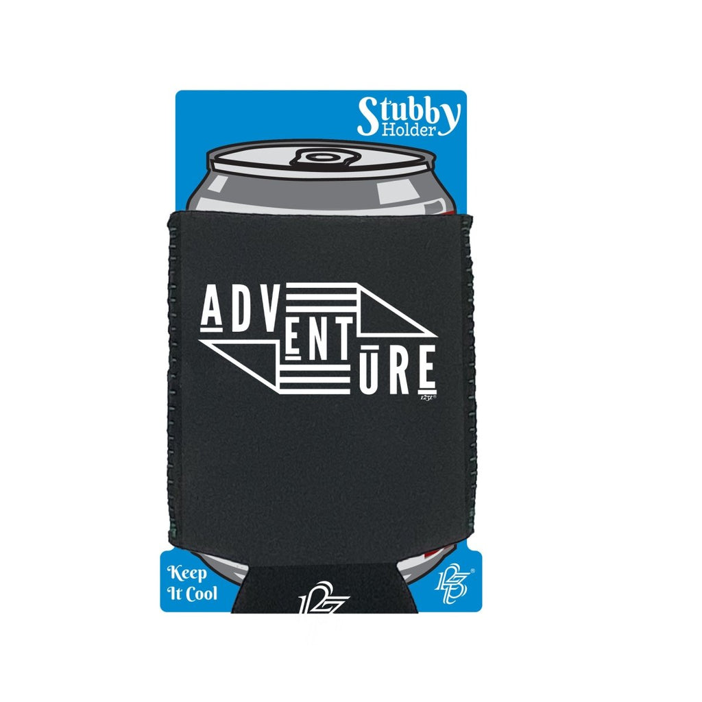 Adventure - Funny Novelty Stubby Holder With Base - 123t Australia | Funny T-Shirts Mugs Novelty Gifts