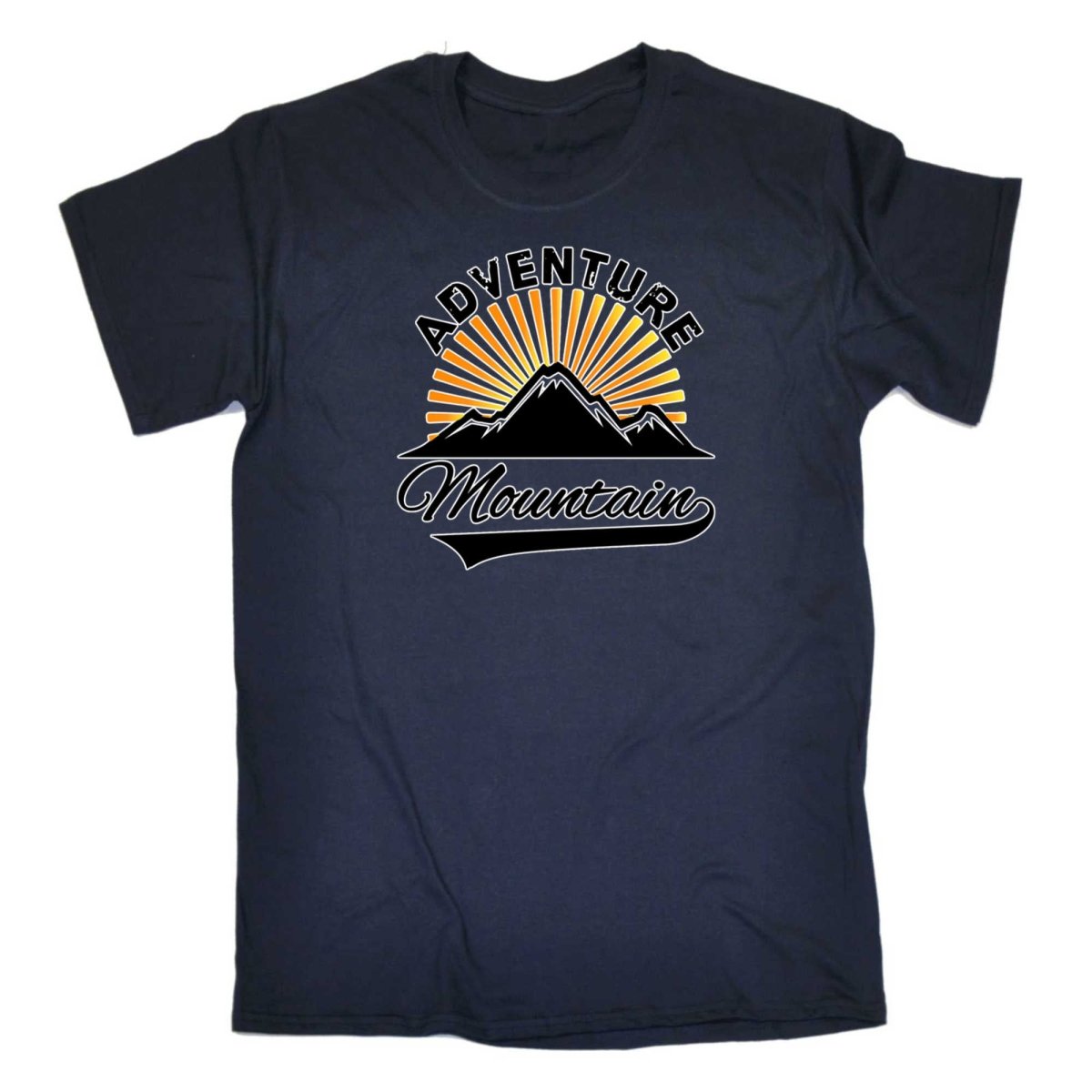 Adventure Mountain Sunset - Mens Funny T-Shirt Tshirts - 123t Australia | Funny T-Shirts Mugs Novelty Gifts