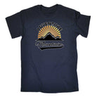 Adventure Mountain Sunset - Mens Funny T-Shirt Tshirts - 123t Australia | Funny T-Shirts Mugs Novelty Gifts