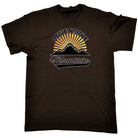 Adventure Mountain Sunset - Mens Funny T-Shirt Tshirts - 123t Australia | Funny T-Shirts Mugs Novelty Gifts