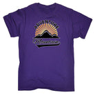 Adventure Mountain Sunset - Mens Funny T-Shirt Tshirts - 123t Australia | Funny T-Shirts Mugs Novelty Gifts