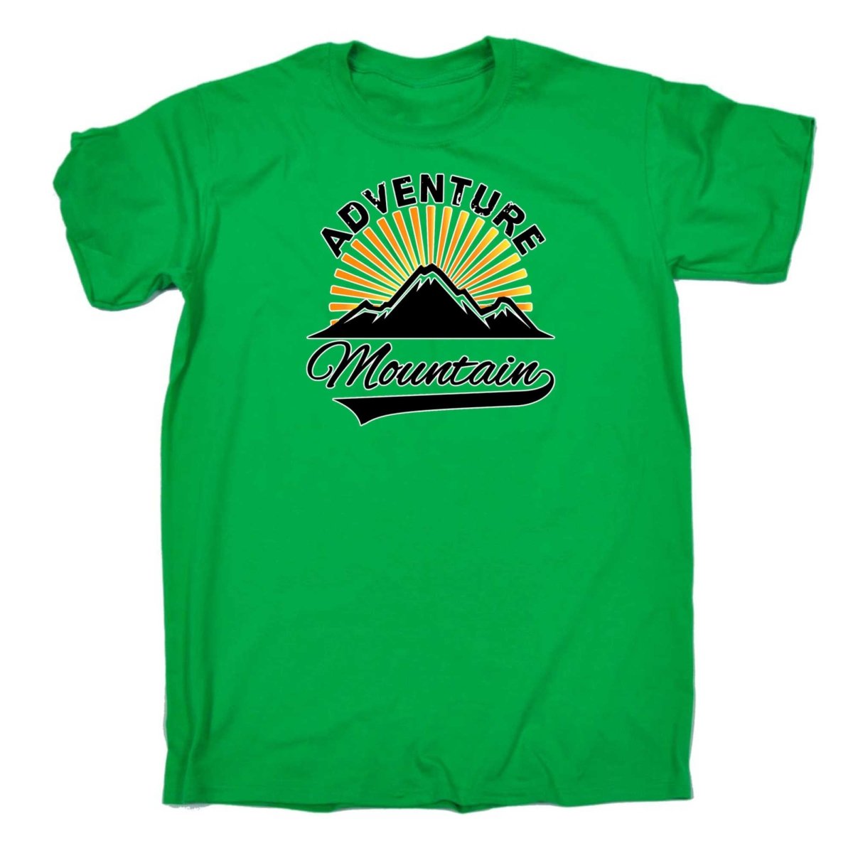Adventure Mountain Sunset - Mens Funny T-Shirt Tshirts - 123t Australia | Funny T-Shirts Mugs Novelty Gifts
