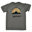 Adventure Mountain Sunset - Mens Funny T-Shirt Tshirts - 123t Australia | Funny T-Shirts Mugs Novelty Gifts