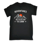 Adventures Are The Best Way To Learn Camping Camp Hiking - Mens Funny T-Shirt Tshirts Tee Shirt - 123t Australia | Funny T-Shirts Mugs Novelty Gifts