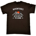 Adventures Are The Best Way To Learn Camping Camp Hiking - Mens Funny T-Shirt Tshirts Tee Shirt - 123t Australia | Funny T-Shirts Mugs Novelty Gifts