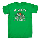 Adventures Are The Best Way To Learn Camping Camp Hiking - Mens Funny T-Shirt Tshirts Tee Shirt - 123t Australia | Funny T-Shirts Mugs Novelty Gifts