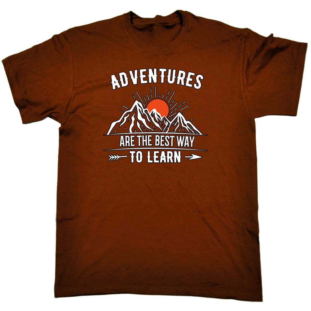 Adventures Are The Best Way To Learn Camping Camp Hiking - Mens Funny T-Shirt Tshirts Tee Shirt - 123t Australia | Funny T-Shirts Mugs Novelty Gifts
