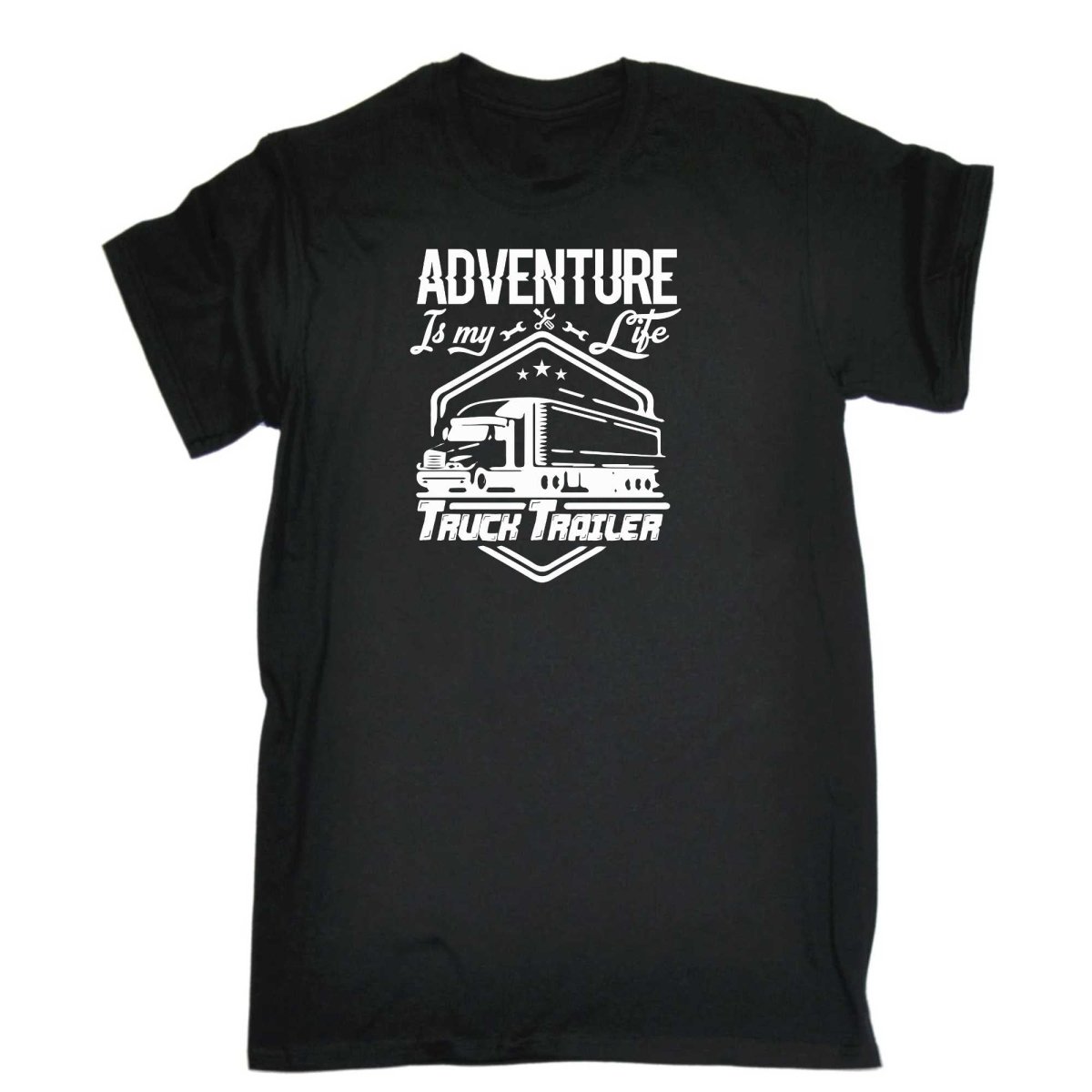 Adverture Is My Life Truck Trailer - Mens Funny T-Shirt Tshirts - 123t Australia | Funny T-Shirts Mugs Novelty Gifts