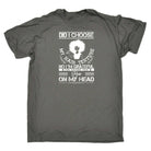 Afro Did I Choose My Hair Texture No I Am Grateful - Mens Funny T-Shirt Tshirts - 123t Australia | Funny T-Shirts Mugs Novelty Gifts