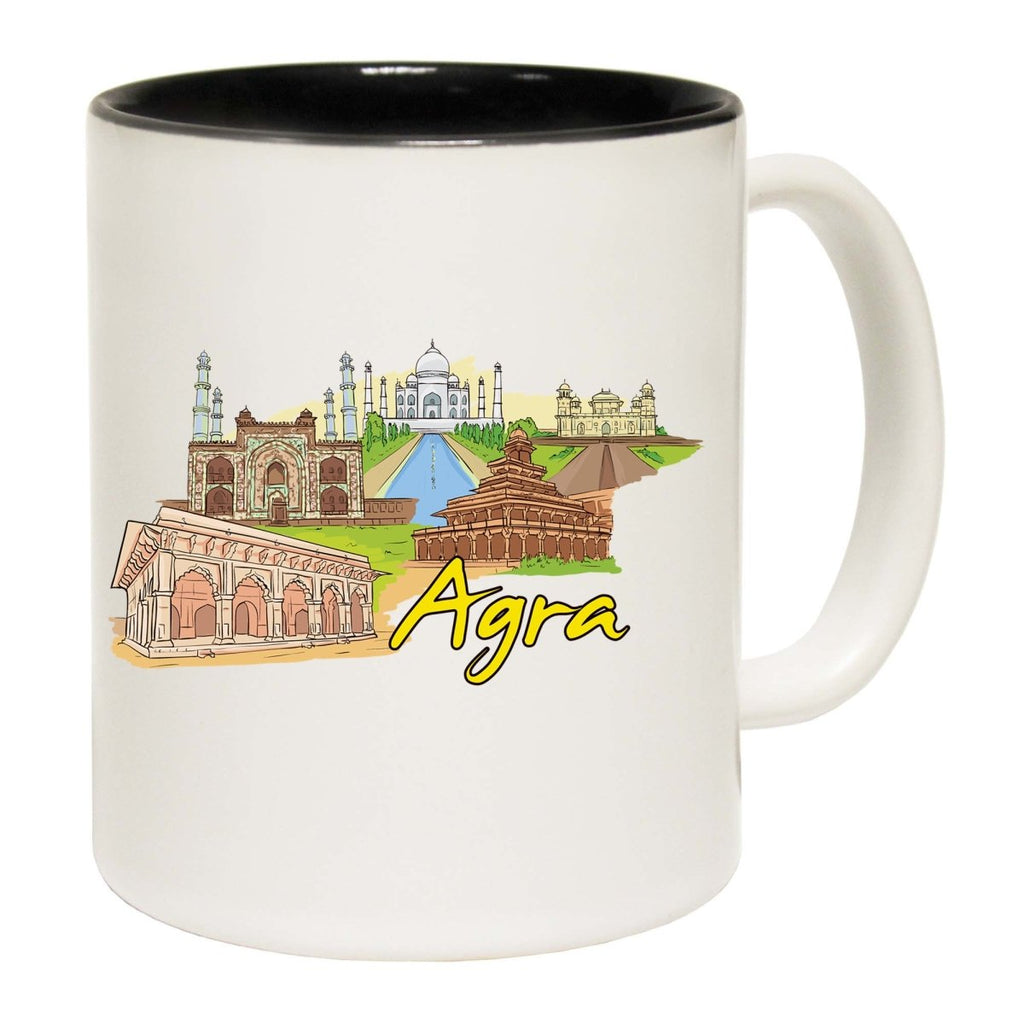 Agra India Country Flag Destination Mug Cup - 123t Australia | Funny T-Shirts Mugs Novelty Gifts