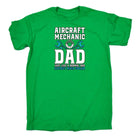 Aircraft Mechanic Dad Much Cooler - Mens Funny T-Shirt Tshirts - 123t Australia | Funny T-Shirts Mugs Novelty Gifts