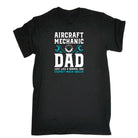 Aircraft Mechanic Dad Much Cooler - Mens Funny T-Shirt Tshirts - 123t Australia | Funny T-Shirts Mugs Novelty Gifts