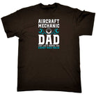 Aircraft Mechanic Dad Much Cooler - Mens Funny T-Shirt Tshirts - 123t Australia | Funny T-Shirts Mugs Novelty Gifts