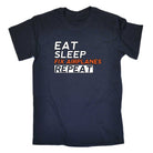 Aircraft Mechanic Eat Sleep Fix Airplanes - Mens Funny T-Shirt Tshirts - 123t Australia | Funny T-Shirts Mugs Novelty Gifts