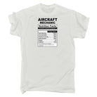 Aircraft Mechanic Nutrition Facts - Mens Funny T-Shirt Tshirts - 123t Australia | Funny T-Shirts Mugs Novelty Gifts