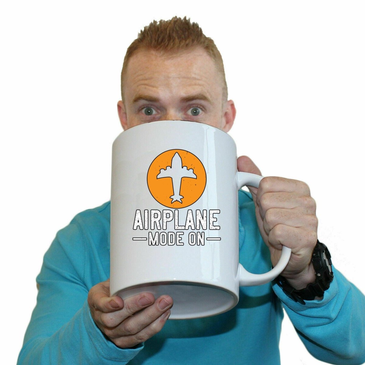 Airplane Mode On Mug Cup - 123t Australia | Funny T-Shirts Mugs Novelty Gifts