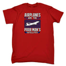 Airplanes Are The Poor Mans Satellites Aviation - Mens Funny T-Shirt Tshirts - 123t Australia | Funny T-Shirts Mugs Novelty Gifts