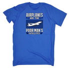 Airplanes Are The Poor Mans Satellites Aviation - Mens Funny T-Shirt Tshirts - 123t Australia | Funny T-Shirts Mugs Novelty Gifts