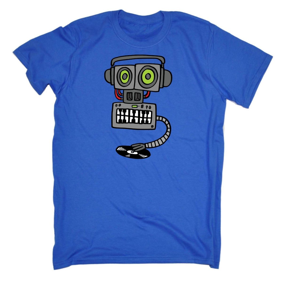 Al Storm 247 Rave Hardcore Happy Vinyl Record Robot - Mens Funny T-Shirt Tshirts - 123t Australia | Funny T-Shirts Mugs Novelty Gifts