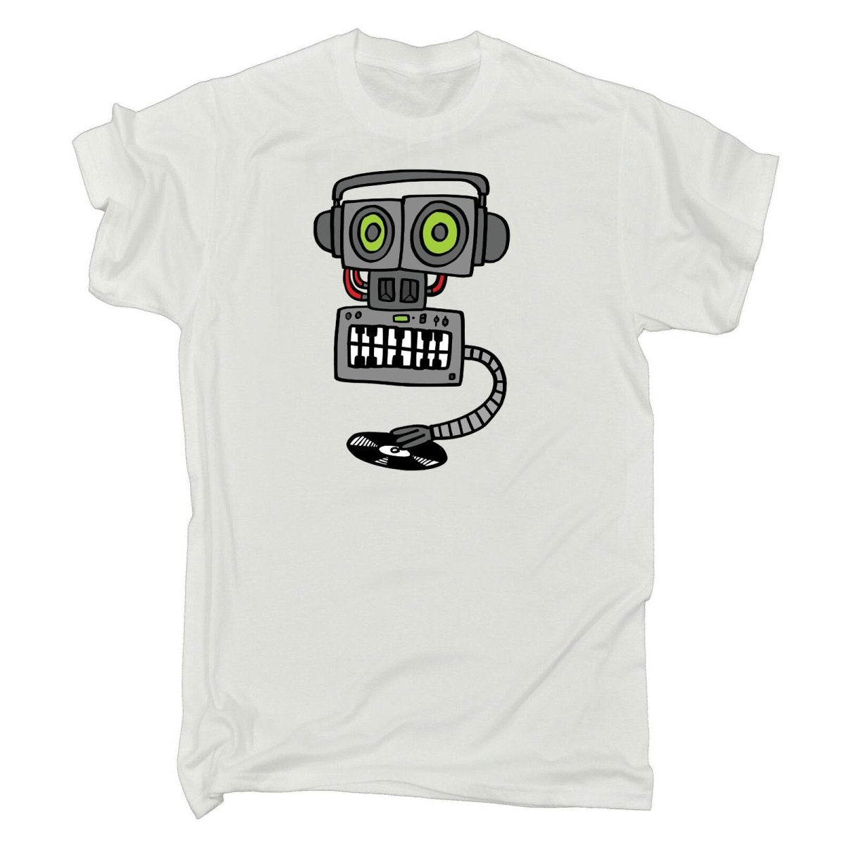Al Storm 247 Rave Hardcore Happy Vinyl Record Robot - Mens Funny T-Shirt Tshirts - 123t Australia | Funny T-Shirts Mugs Novelty Gifts