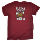 Alaska Is Calling And I Must Go Bear - Mens Funny T-Shirt Tshirts - 123t Australia | Funny T-Shirts Mugs Novelty Gifts