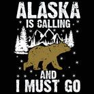 Alaska Is Calling And I Must Go Bear - Mens Funny T-Shirt Tshirts - 123t Australia | Funny T-Shirts Mugs Novelty Gifts