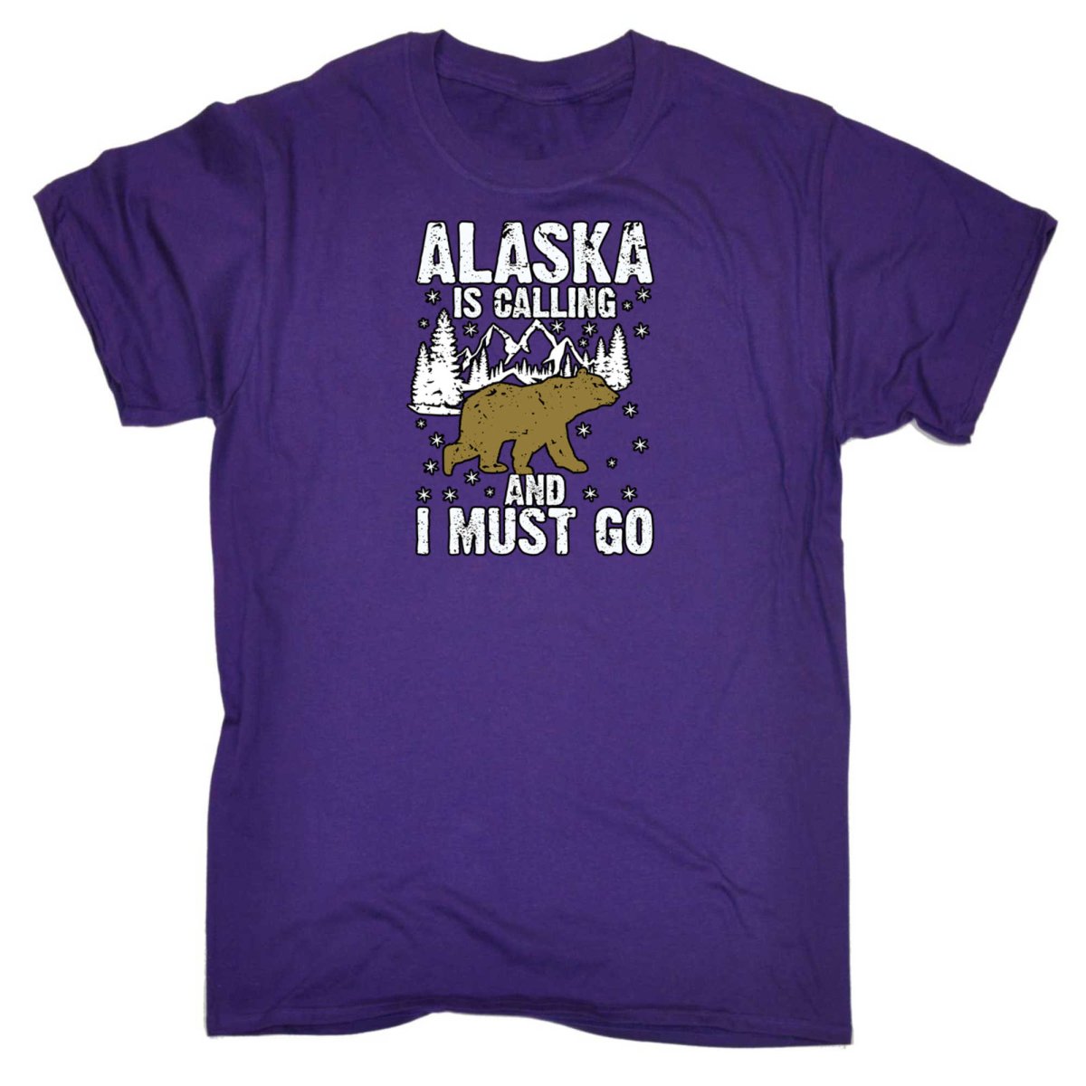 Alaska Is Calling And I Must Go Bear - Mens Funny T-Shirt Tshirts - 123t Australia | Funny T-Shirts Mugs Novelty Gifts