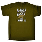 Alaska Is Calling And I Must Go Bear - Mens Funny T-Shirt Tshirts - 123t Australia | Funny T-Shirts Mugs Novelty Gifts