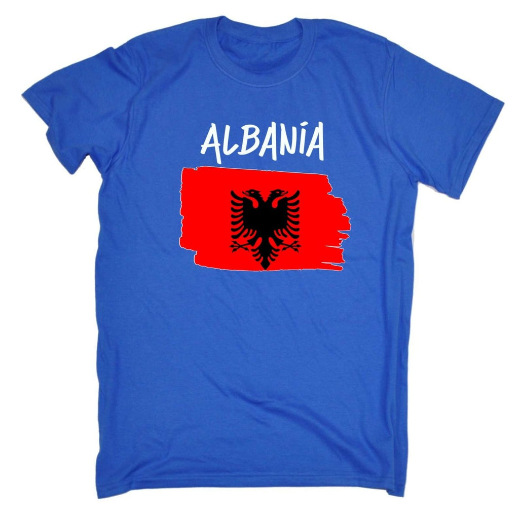 Albania - Country Flag Nationality Mens T-Shirt T Shirt Tshirts - 123t Australia | Funny T-Shirts Mugs Novelty Gifts